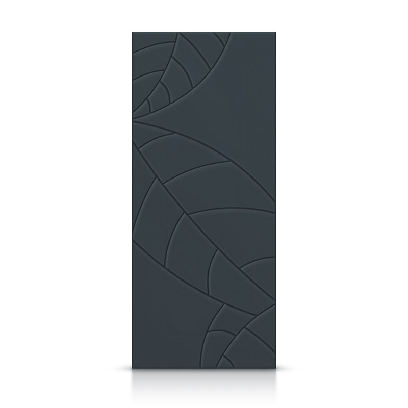 Porte standard à panneaux en bois, Gris anthracite, 36 po x 84 po