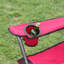 Fauteuil inclinable de camping inclinable avec sac de transport pour l'extérieur Katelyn-56386092