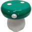 Tabouret de jardin d'extérieur en résine, tabouret surdimensionné à base de champignon surdimensionné de 13,8 pouces, tabouret d'intérieur Courtyard