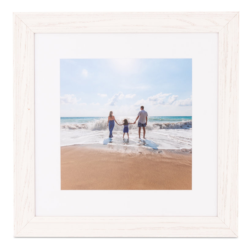 Cadre photo en bois massif Partee, 24 po x 24 po