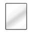 Armoire à miroir avec cadre en métal noir 24 po x 30 po - 3 tablettes réglables encastrées dans la salle de bain