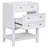 Bathroom Vanity Base Without Sink Featuring Storage Cabinet with Drawer and Open Shelf