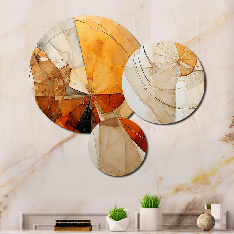 Abstract Wall Decor on Metal