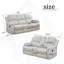 Ensemble de salon en tissu 2 pièces Whall-2063434913