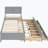 Twin Storage Panel Bed Frame With Headboard