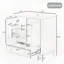 Ensemble de meuble-lavabo de salle de bain avec lavabo et porte d'armoire multifonctionnelle-404437714
