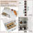 2-Door Wine Bar Cabinet Kitchen Sideboard Buffet with Drawer & Adjustable Shelves