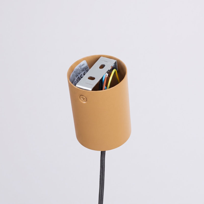 Pendant lamp NOX 25 white, 24,5x24,5x140 cm, Gold