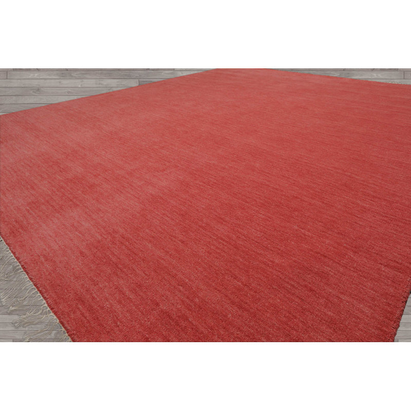 Tapis rectangulaire en laine Pavert, Rectangle 9 pi x 12 pi