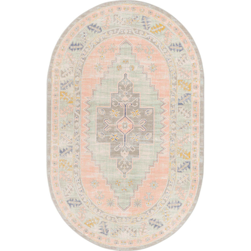 Pointe Oriental Indoor Rug, Oval 5' x 8'