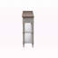 Console en bois et gris à deux tiroirs Gunars H 31,09 po x l 46,54 po x P 11,46 po Gunars