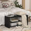 Nechama Wood Storage Bench