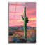 Vibrant Cactus Sunset - impression sans cadre-1041263152