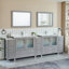  Ensemble de meuble-lavabo double 108 "avec miroir 108"-33559835