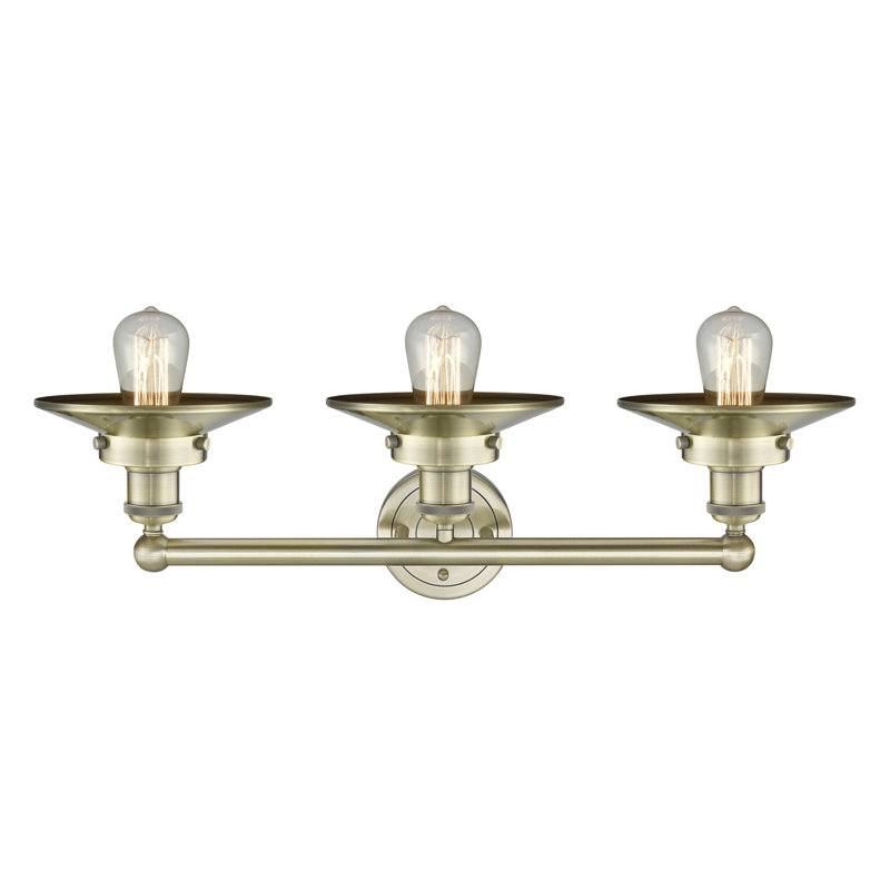 Ceda 3 - Light Dimmable Vanity Light, Antique Brass