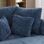 Fauteuil demi-tonneau moderne surdimensionné avec coussins l 59,8 po Modern-1229153649