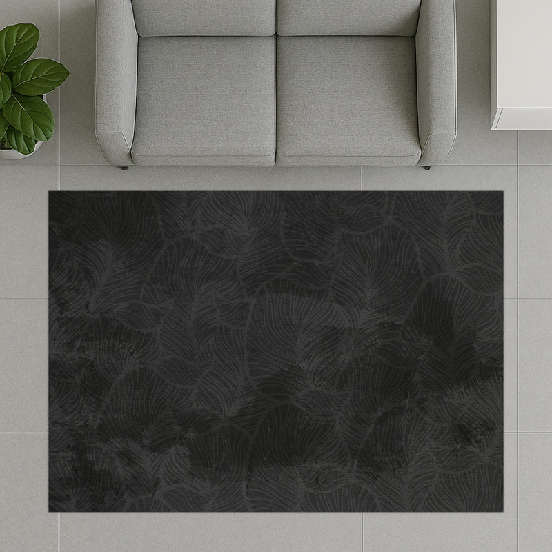 Floral Area Rug, Runner 70 x 140 cm