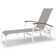 Askar Outdoor Rust-Resistant Metal Chaise Lounge