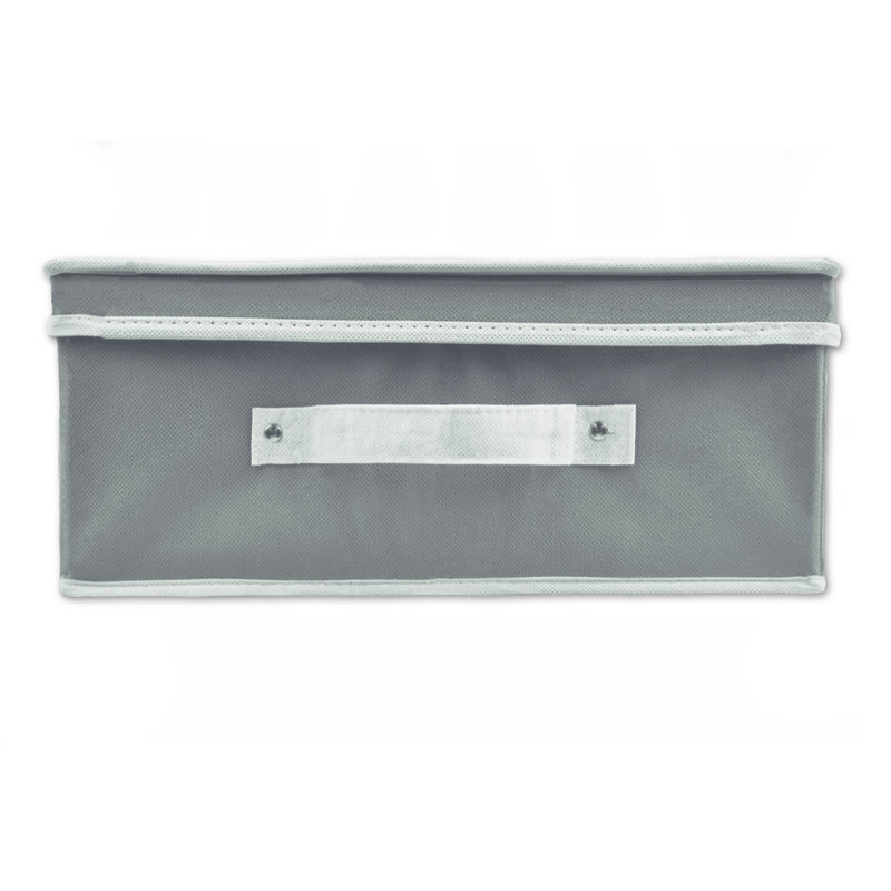 Rebrilliant Salinas Fabric Decorative Bin, 5.5" H x 15.5" W x 13.5" D