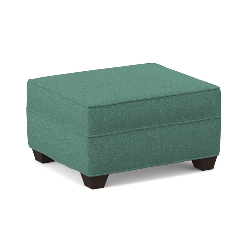 Repose-pieds rectangulaire large de 26 po Phillips, Cafelle, Lagon antique
