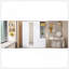 Armoire 4 portes avec tablettes, tiroirs et miroir pleine grandeur-325530833