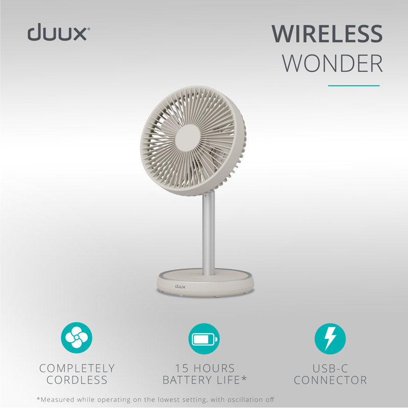 Rize Cordless Fan, Stone