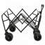 Chariot pliable de chariot pliable 440Lbs