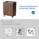 Basin Cabinet Walnut  Without Basin