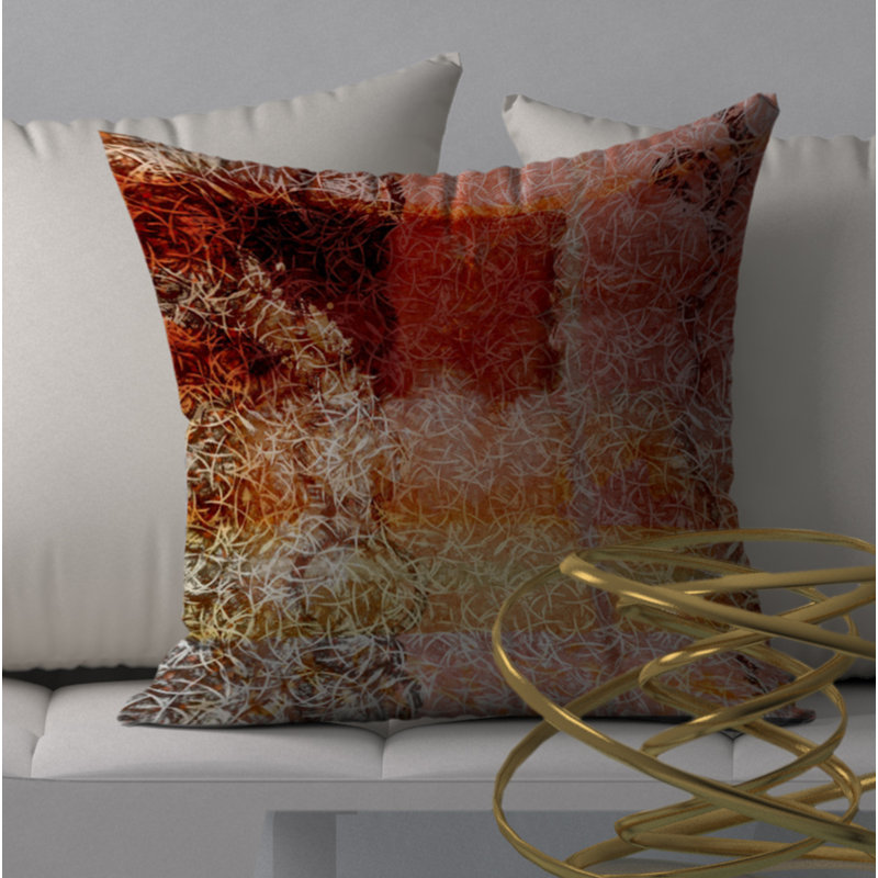 Housse de coussin carrée/insert, 24 po x 24 po