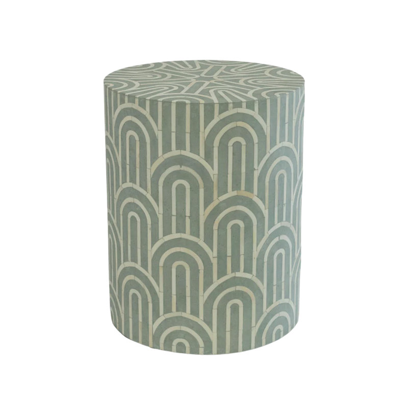 Solid + Manufactured Wood Accent Stool