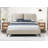 Contemporary Upholstered Blue Bed-1388146567-1388146568