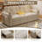 73.20'' Modern 2-in-1 Multi-functional Corduroy Sofa Bed-291778719
