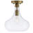 Sanor Glass Semi Flush Mount-193804470