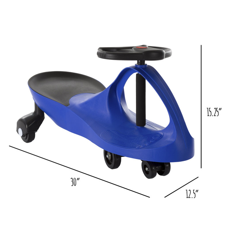 Wiggle Car - Ride on Toy for Ages 3 and Up-Toddler, Bleu foncé