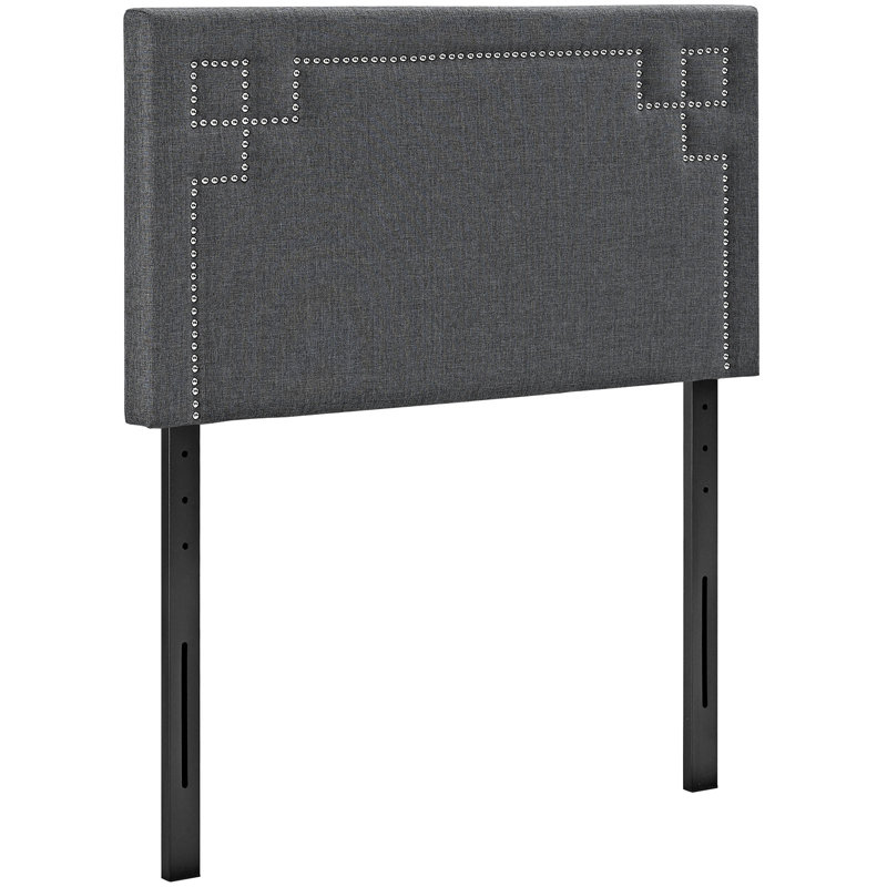 Modway Josie Fabric Headboard, King, Gray