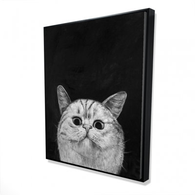 «Watch Cat», reproduction sur toile