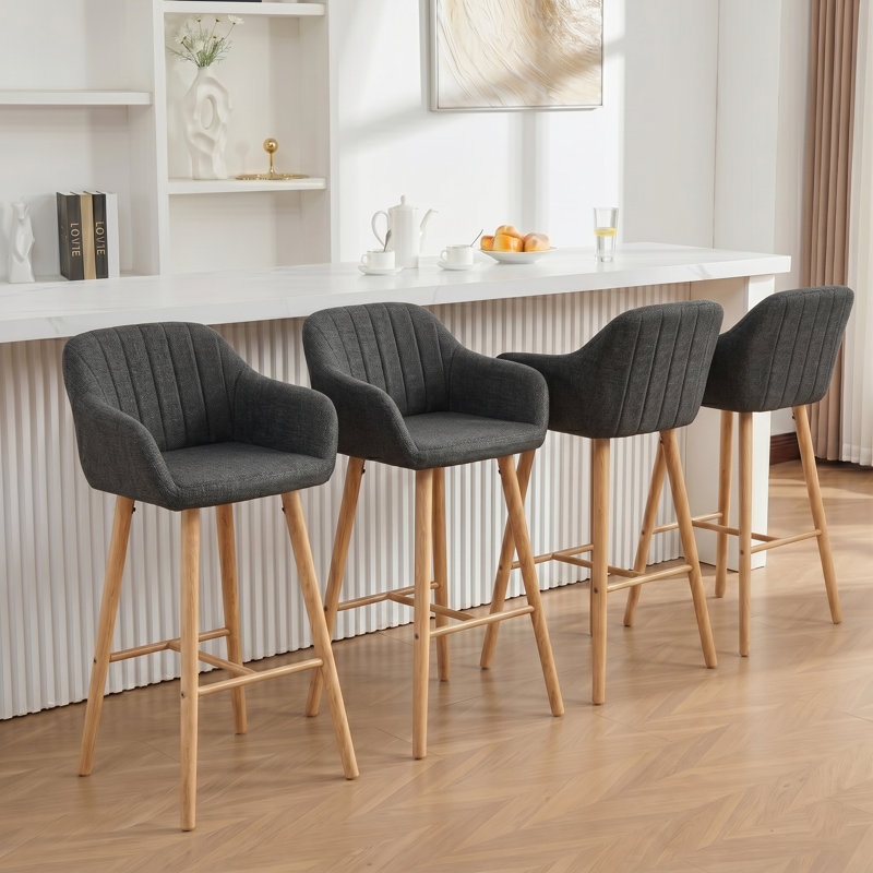 Tabourets de bar modernes, Noir