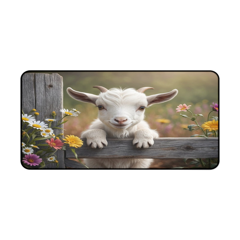 Polyester Desk Pad, 14.4x12.1
