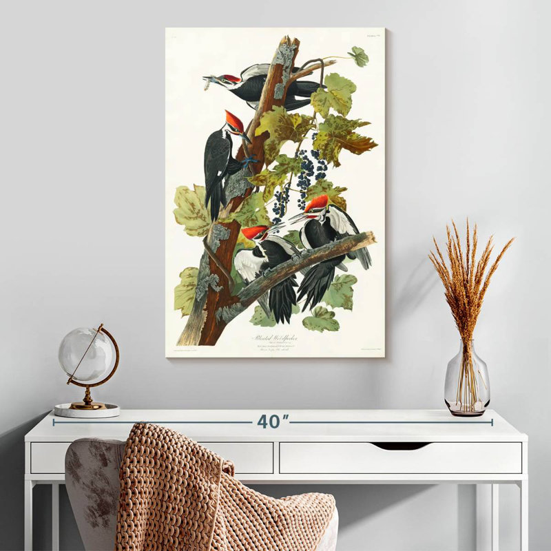 Brampt Pileated Woodpecker, 30" H x 20" W
