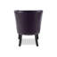 Fauteuil d'appoint 25,6 po x 27,2 po x 32,8 po en cuir PU