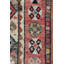 Tapis unique rose / corail / gris anthracite 3 pi x 12 pi 8 po Herki