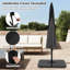 Parasol suspendu en porte-à-faux 10 pi-1865110369