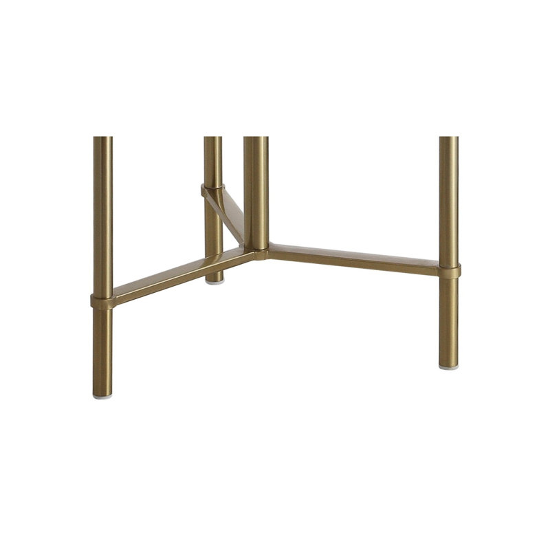 Lampe de table sur pied 59 po Pretor, Laiton doré