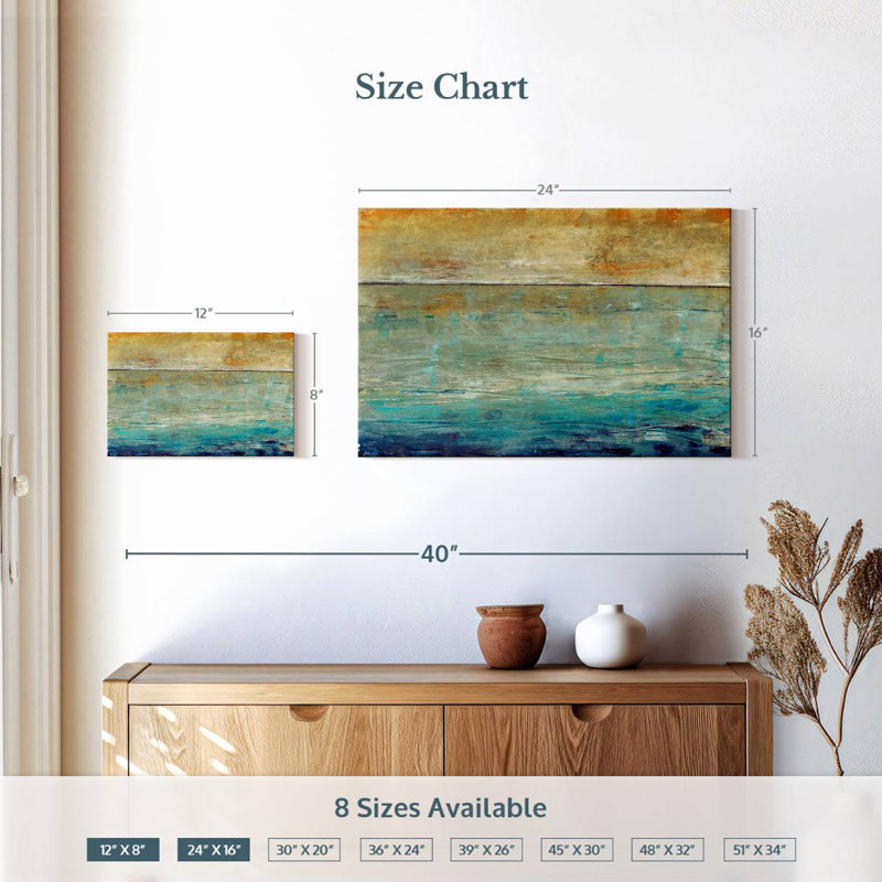 Avery Placid Water II, H 16 po x l 24 po