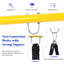Portique de gymnastique multicolore avec cintres Gymax