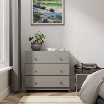 Borth 3 Drawer Chest (Ready Assembled)