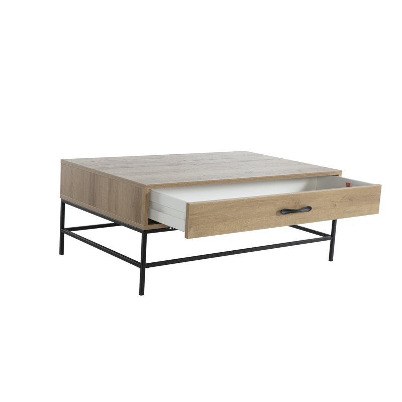 Wilferd Drift 4 Legs Coffee Table, Brown