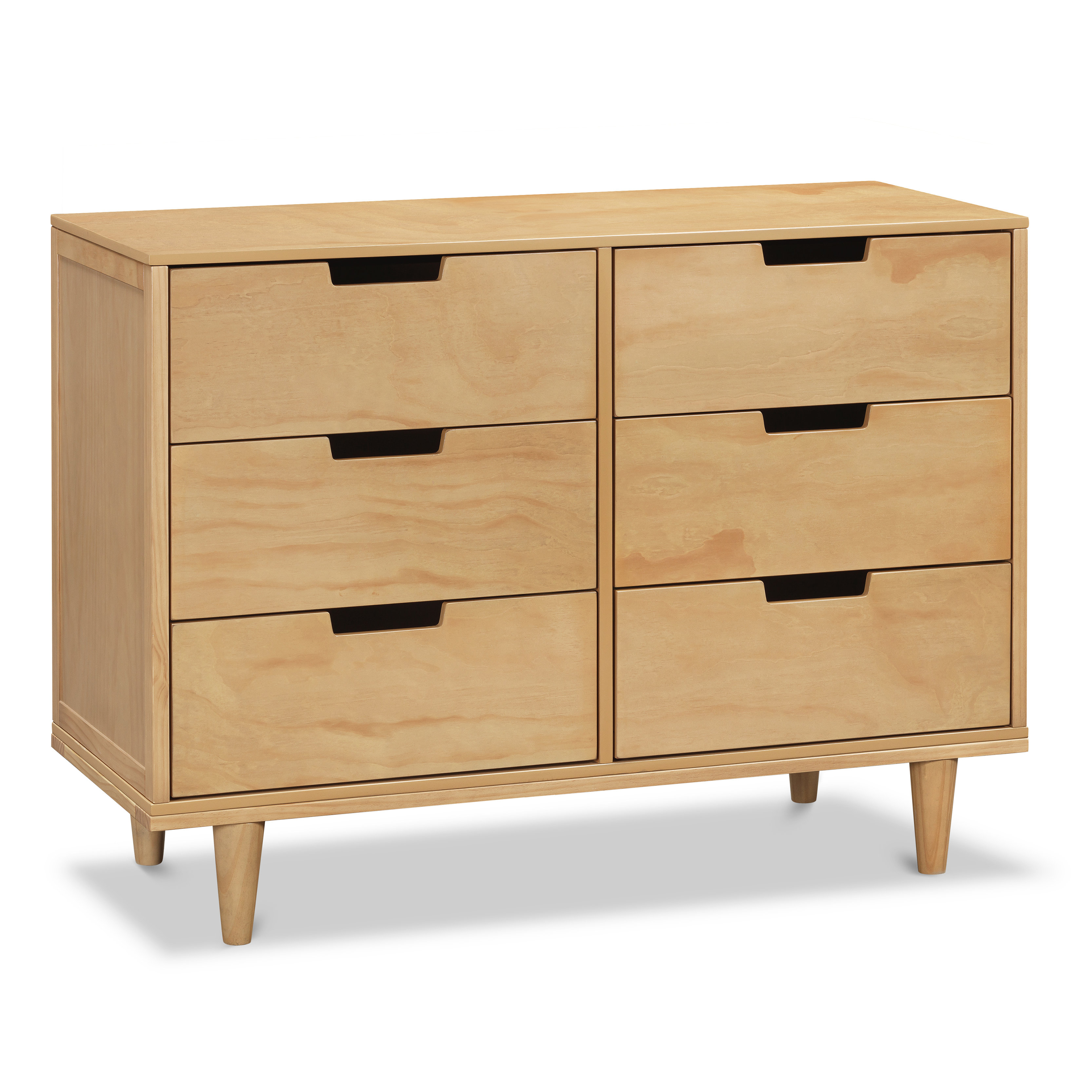 Davinci Marley 6 Drawer Double Dresser - Honey