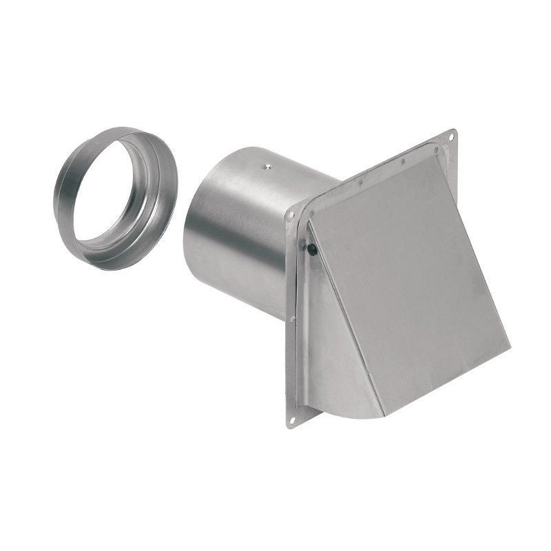 Caisson mural pour hotte, Aluminium