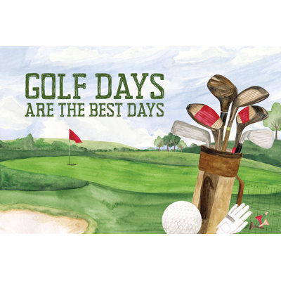 «Agathi Golf Days Landscape IV-Best Days on Canvas» par Tara Reed, reproduction